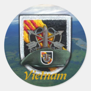 5o Etiqueta instantânea do nam das boinas verdes