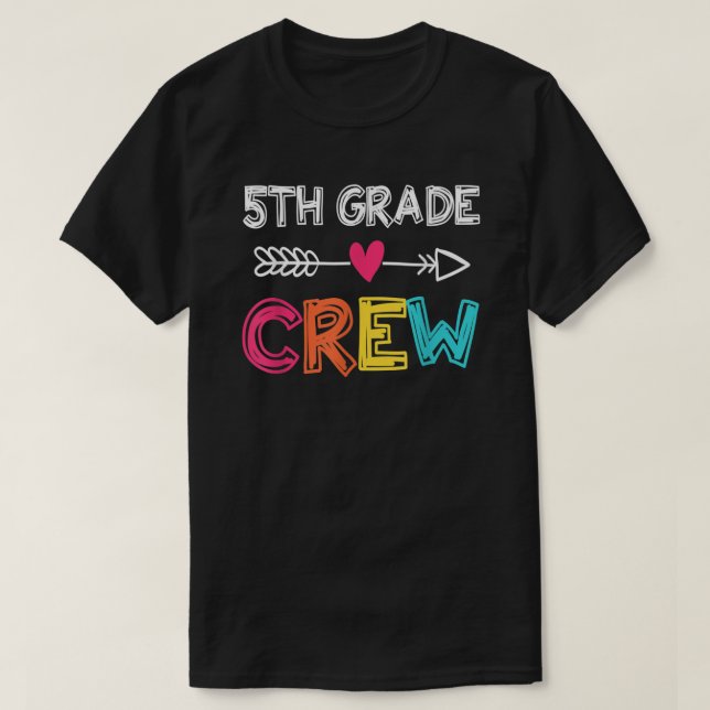5th Grade Teacher T-Shirt Back To School 5th Grade (Frente do Design)