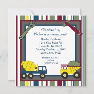 5x5 Convite para construção de primeiro primeiro