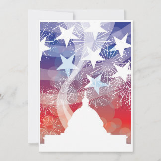 5x7 4 de julho de Convite de festas