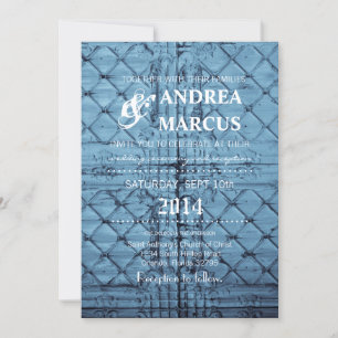 5x7 Convite para apresentação no painel de estanho