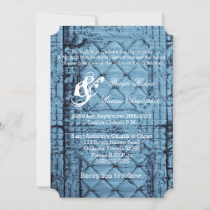 5x7 Convite para apresentação no painel de estanho