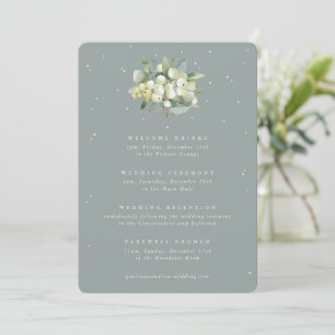 5x7 Seafoam Snowberry+Eucalyptus Wedding Itinerári