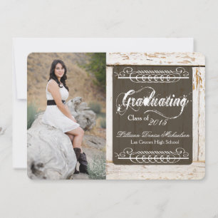 5x7 Velho Barn Branco Madeira com anúncio de Mais 