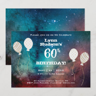 60ª Festa de aniversário. Com Nome, Convite