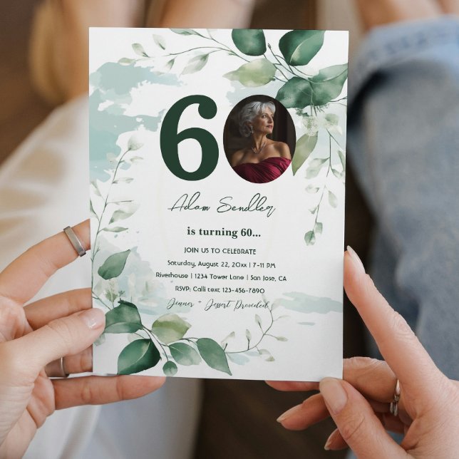 60ª Festa de aniversário e convites de brunches ve (Criador carregado)