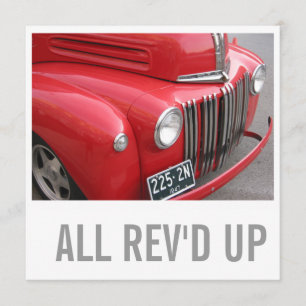 60º Aniversário Convites Caminhão Todo Revertid