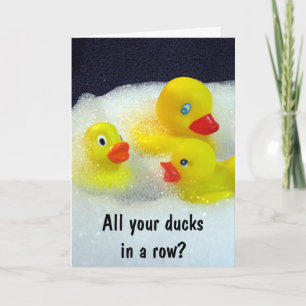 **60º ANIVERSÁRIO** E HUMOR DUCK TAMBÉM! Cartão
