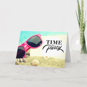 **60º** BEACHY DESEJA POR VOCÊ!!!! CARTÃO DE ANIVE