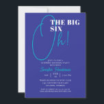 60º Convite à Aniversário da Surpresa de Turquesa<br><div class="desc">60º Aniversário da Surpresa de Turquesa Azul Convite para os seus convidados saberão que esta será uma festa especial apenas olhando para este convite!</div>