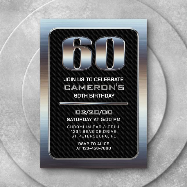 60º Convite à Apresentação de Aniversário de Homen (Criador carregado)