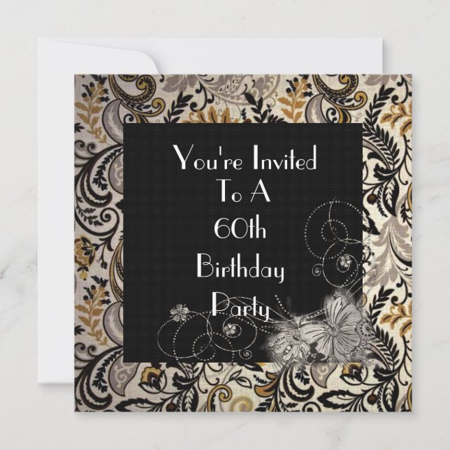 60º Convite para o Aniversário das Mulheres (Frente)