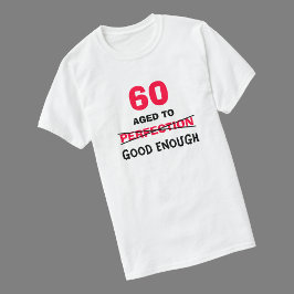 60º presente de aniversário para camisetas masculi