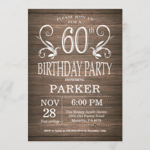 60. º Aniversário Convite para Madeira Fleal Rú