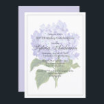 60. º Aniversário Lavanda Hydrangea Convite<br><div class="desc">Celebre este dia especial com este belo convite de hipnésia de lavanda botânica.</div>