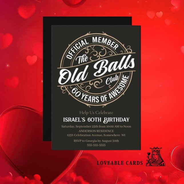 60 anos Convite à Aniversário (Amazing 60 Years Birthday Invitation Ideas You’ll Love!)