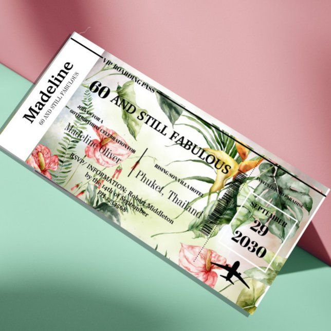 60 e Fabuloso Passagem de Embarque Tropical de Ani (Criador carregado)