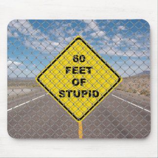 60 Pés de mouse pad Estúpido