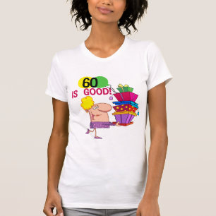 60 são bons camiseta e presentes do aniversário