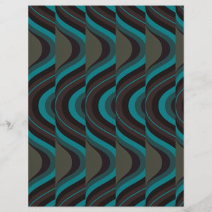 60s 70s retro mod paper print