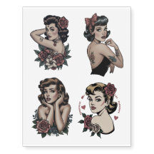 60's Rockabilly Pin-Up Girls