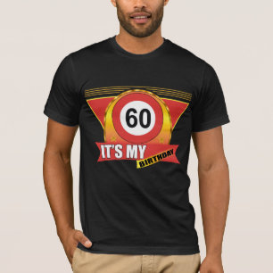 60th Camisa dos presentes de aniversário T