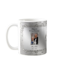 60th caneca de café elegante da foto do