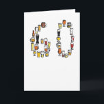 60th cartão de aniversário, cartão da cerveja<br><div class="desc">Estes cartões são inspirados por meus sonhos do dia. Eu espero alguma deles terno seus amigos e família! Todos os cartões são meu próprio design, na maior parte impressões de minhas ilustrações da mão usando cores e o humor corajosos. A escala é moderna, feita no Reino Unido e criada profissional....</div>