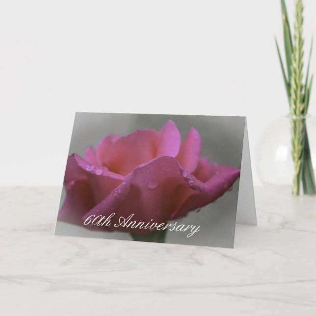 60th Cartão do aniversário (Frente)