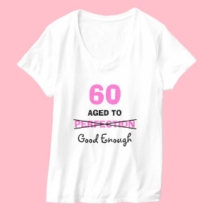60th Presentes de aniversário para a camisa das