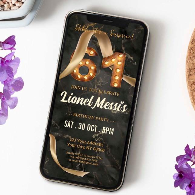61 Convite Móvel de Aniversário para ruas (Criador carregado)