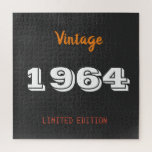 62º Aniversário Quebra-cabeça - Vintage 1964 Limit<br><div class="desc">62º Aniversário Quebra-cabeça - Vintage 1964 Limited Edition Milestone Gift Celebrar com 62 anos de idade com este único quebra-cabeça da Edição Limitada Vintage 1964. Um presente de aniversário divertido e pensativo para amantes de quebra-cabeça e retro fãs. - Apresenta um design ousado "Edição Limitada de 1964" inspirado em vintage...</div>