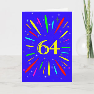 64.o Cartão de Explosão de Aniversário