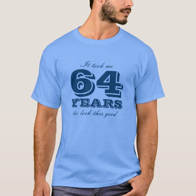 64th Anos da camisa | Personalizable do (Frente)
