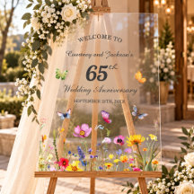 65º Aniversário de Casamento das Flores Silvestres