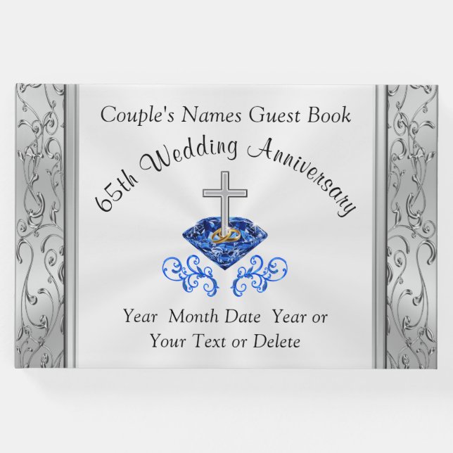 65.º Livro de Convidados do Aniversário do Casamen (Frente)