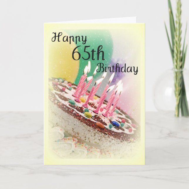 65.o Cartão de aniversário (Frente)