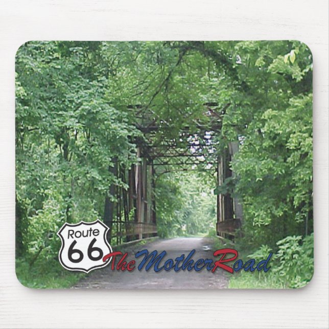66 a estrada Mousepad da mãe (Frente)