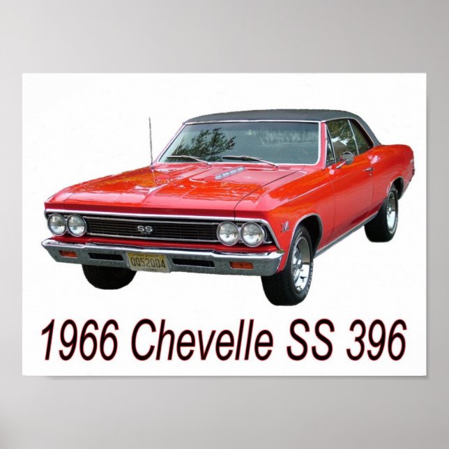 66 Chevelle SS 396 Poster (Frente)