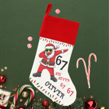 67 6 7 Six Seven Meme Personalized Santa Dubbing