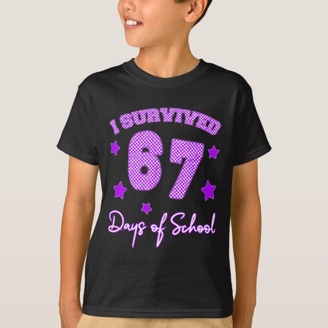 67 Camisas Para Professores Sobrevivi 67 Dias De E (Frente)