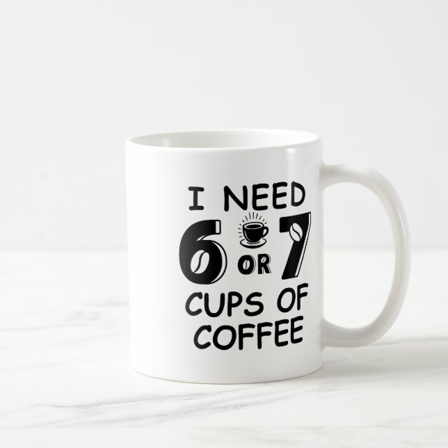 67 Meme Professor 6 7 Xícaras de Café Precisa Seis (Direita)