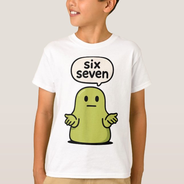 67 Six Seven 6-7 Slime de Blob Verde - Camisa Dive (Frente)