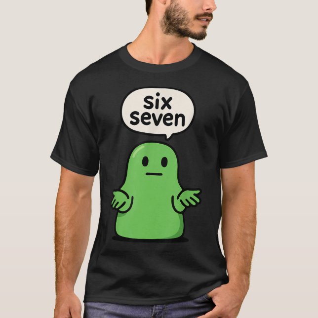 67 Six Seven 6-7 Slime de Blob Verde - Camisa Dive (Frente)