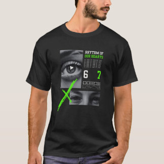 67 Six Seven Camiseta Geração Z Meme Ritmo Dos Nos