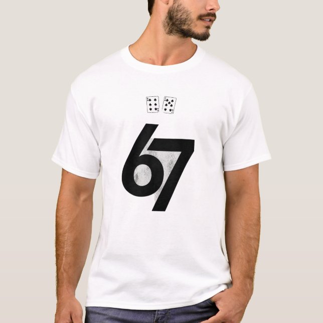 67 Streetwear Graphic T-Shirt Design (Frente)