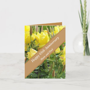 69º Cartão editável de aniversário