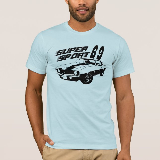 69 camisa gráfica de Camaro SS T (Frente)