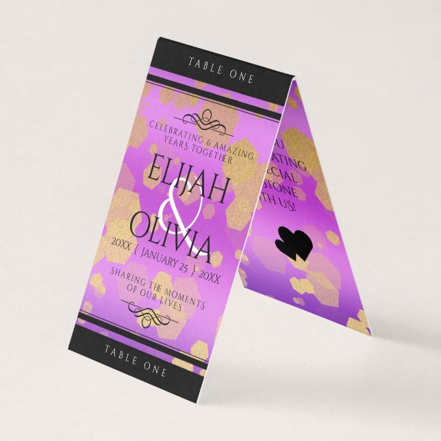 6 33º aniversário do casamento de 48º Ametist (Frente)