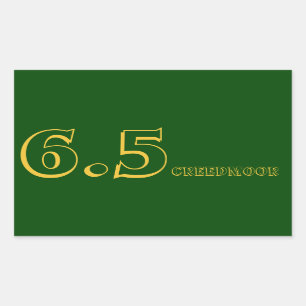 6,5 Etiqueta da munição de Creedmoor